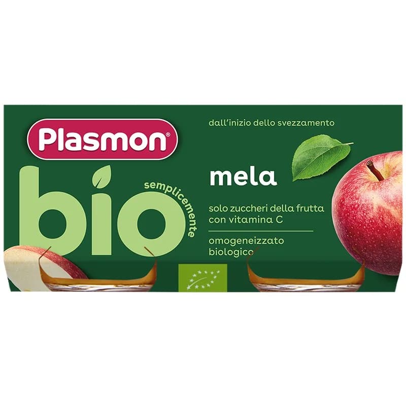 plazmon Плазмон Био Пюре Plasmon Ябълка 6м+ 2 x 80 г, cheap.bg