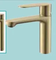 inter ceramic Inter Ceramic Висок смесител за мивка ТРЕНТО, цвят злато, Mr. Bricolage