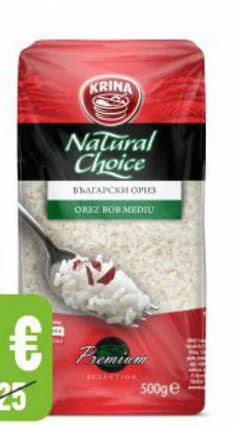 krina KRINA Ориз Български, Бурлекс