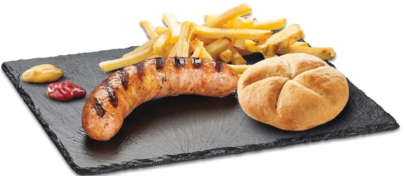 Кълцана наденица с картофи, земел и сос по избор, Kaufland