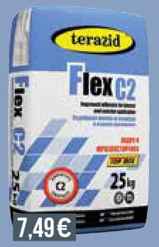 terazid Terazid Лепило за плочки TOP MIX FLEX 25кг, Mr. Bricolage