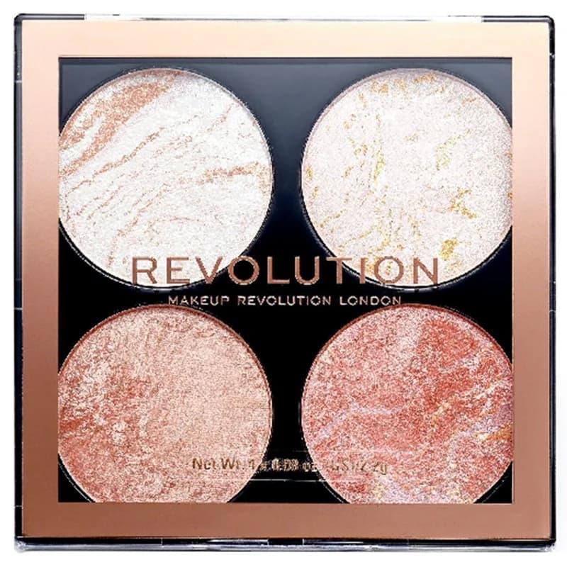 makeup revolution Makeup Revolution Палитра Руж и Хайлайтър Cheek Kit Take a Breather 4 Цвята 1 бр., cheap.bg