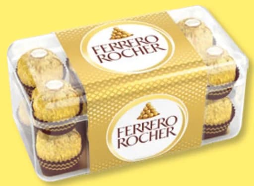 Ferrero Rocher Фереро Роше шоколадови бонбони 200г, Lidl