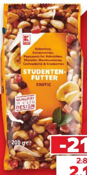 k classic K-Classic Микс плодове и ядки екзотик, Kaufland