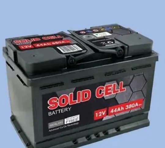 solid cell SOLID CELL Акумулатор 44AH 380A (244277), 60AH (244278), 74AH (244279), 92AH (244280), Практикер