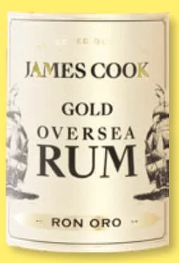 JAMES COOK Ром Gold Oversea Rum (Ron Oro)