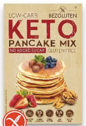 bezgluten BEZGLUTEN Микс за кето-палачинки без захар без глутен, cheap.bg