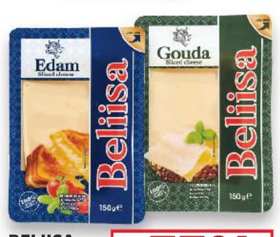 beliisa BELIISA Едам, Гауда или Ементалер слайс, cheap.bg
