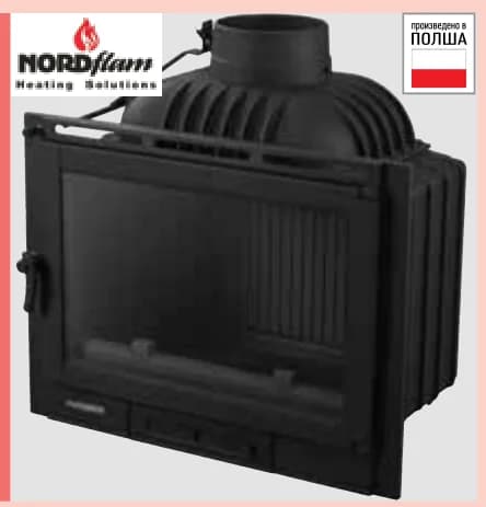 nordflam NORDFLAM ЧУГУНЕНА КАМЕРА CORNO 13KW С КЛАПА*, Mr. Bricolage