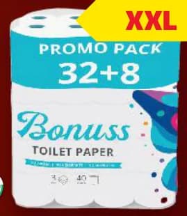 bonuss BONUSS Тоалетна хартия трипластова промопакет, Kaufland