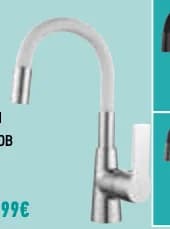 inter ceramic Inter Ceramic СМЕСИТЕЛ ЗА МИВКА ALISADO цвят бял ref 1033282, Mr. Bricolage