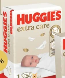 Huggies EXTRA CARE Еднократни пелени, р-р 1, 2-5 кг, Lilly Drogerie