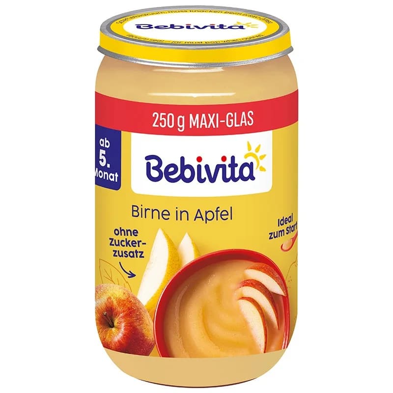 bebivita Бебивита Био Пюре Круши Уилямс и Ябълки 5м+ 250 г, cheap.bg