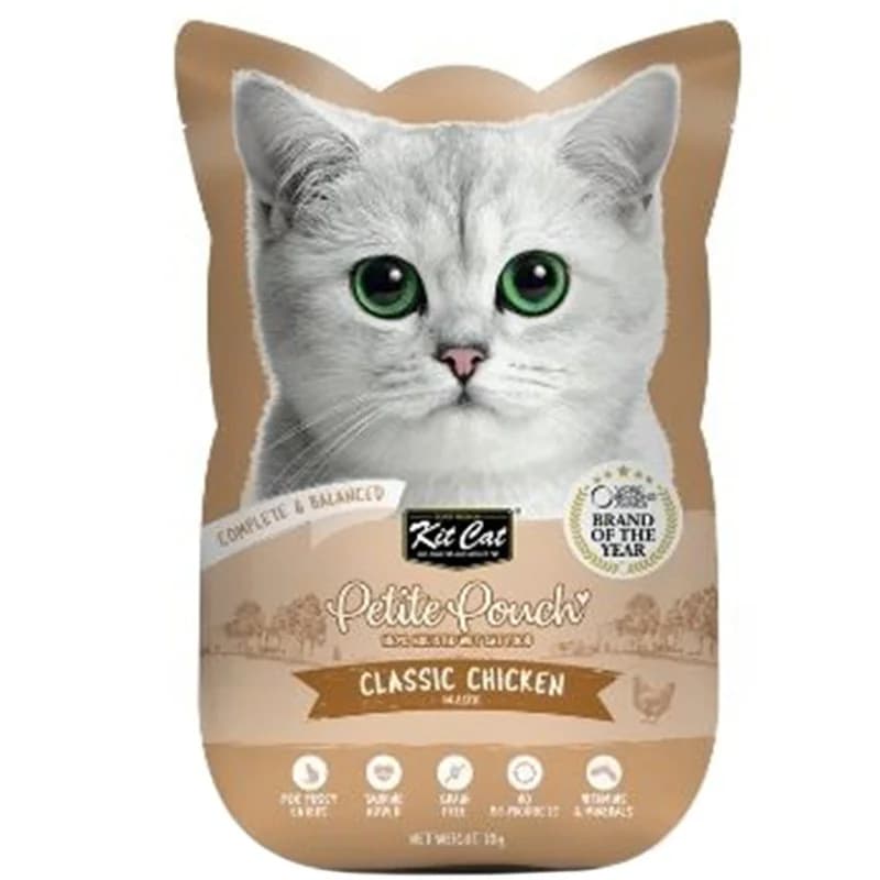 kit cat Kit Cat Храна за Котки Petite Pouch Пилешко в Аспик 70 г, cheap.bg