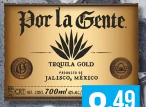 Текила POR LA GENTE Gold, cheap.bg