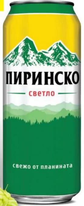 Бира ПИРИНСКО светло, T MARKET