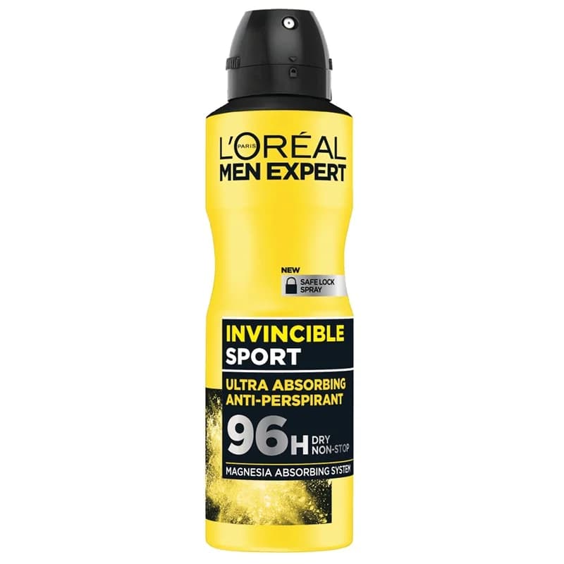 loreal Лореал Део Спрей L'Oreal Men Expert Invincible Sport 96H Anti-Perspirant Мъжки 150 мл, cheap.bg