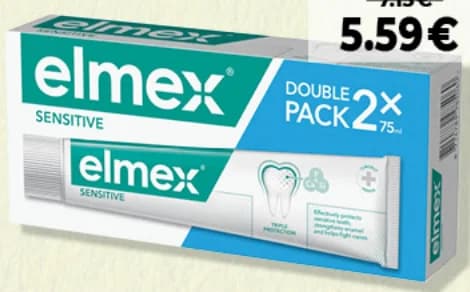Elmex Паста за зъби Sensitive Промо пакет