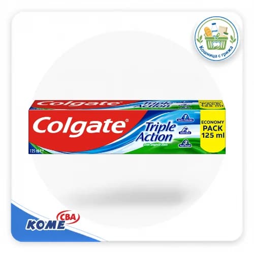 паста за зъби Colgate Triple Action 125мл, CBA