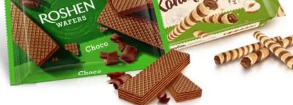 roshen konafetto Roshen Konafetto Вафли ROSHEN или пурички KONAFETTO различни видове, T MARKET