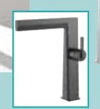 inter ceramic Inter Ceramic Смесител за мивка КОНИ, сив, Mr. Bricolage