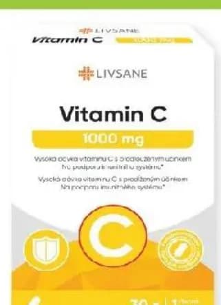 Livsane Vitamin C 1000 mg, таблетки, BENU Аптеки
