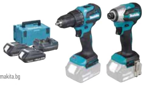makita Makita Акумулаторен комплект винтоверти 18V, Mr. Bricolage