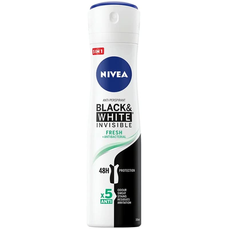 nivea Нивеа Део Спрей Invisible Black and White Fresh 150 мл, cheap.bg