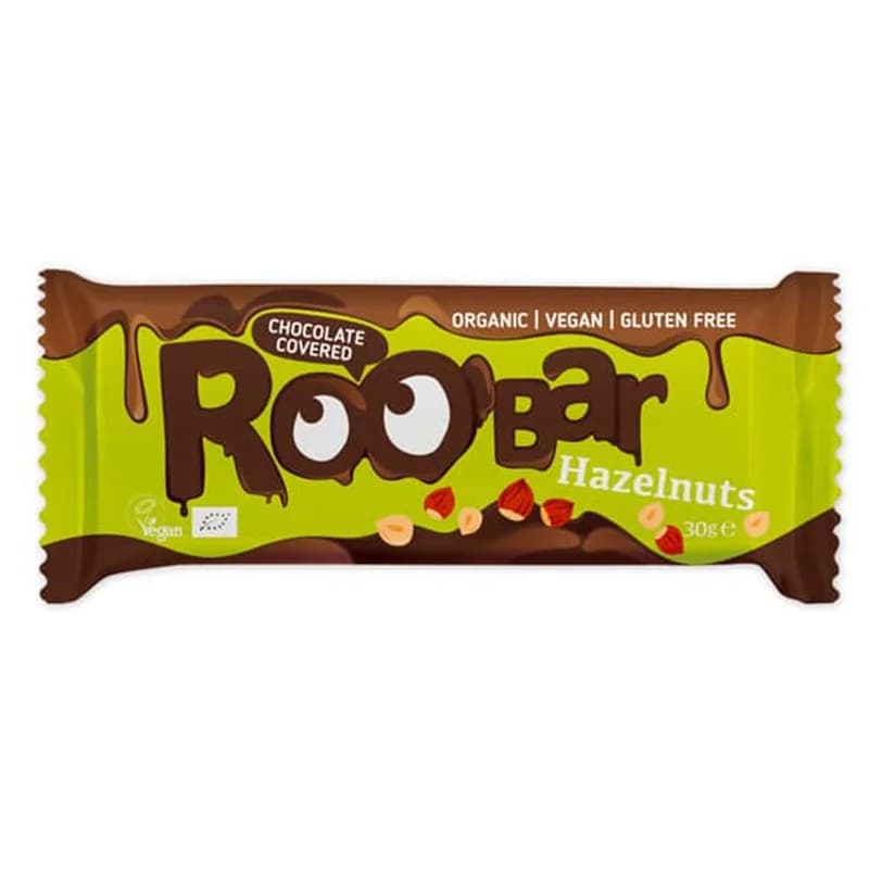 roobar Рообар Био Бар Лешников Покрит с Шоколад Веган Без Глутен 30 г, cheap.bg