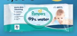 Pampers мокри кърпички 99% Вода, 60 бр., Lilly Drogerie