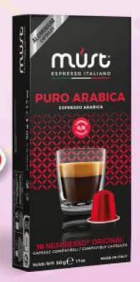 MUST Nespresso Кафе капсули, Бурлекс