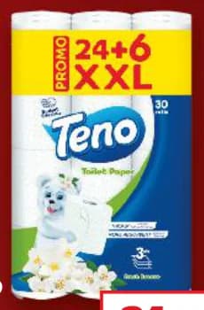 teno TENO Тоалетна хартия Fresh Breeze трипластова промопакет, Kaufland
