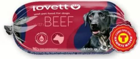 lovett Lovett Салам за кучета говеждо, T MARKET