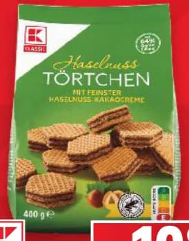 k classic K-Classic Вафли лешникови, Kaufland