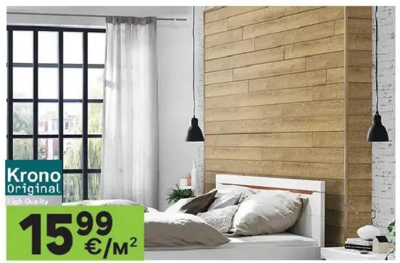 krono original Krono Original Стенен МДФ панел 3D Kronowall K326 Дъб сандански, GStroy
