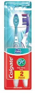 colgate Colgate MAX WHITE Четка за зъби, 2 бр./оп. Различни видове, Lilly Drogerie