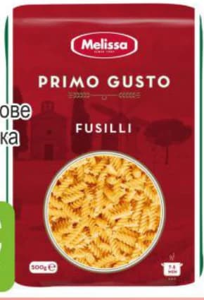 melissa MELISSA Макаронени изделия Primo Gusto, Бурлекс
