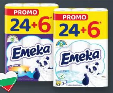 emeka Emeka Тоалетна хартия трипластова различни видове промопакет, cheap.bg