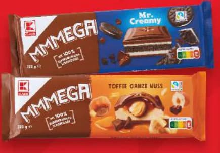 mmmega MMMEGA Шоколад различни видове, Kaufland