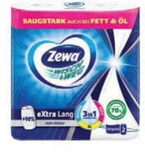 Zewa WISH&WEG ORIGINAL Кухненска хартия, 2 пл./2 бр.
