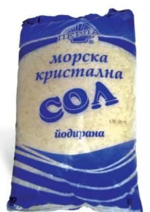 perla ПЕРЛА Сол морска кристална йодирана, T MARKET