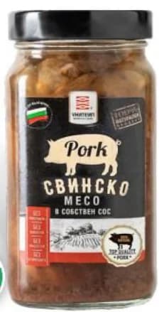 Свинско месо в собствен сос, T MARKET