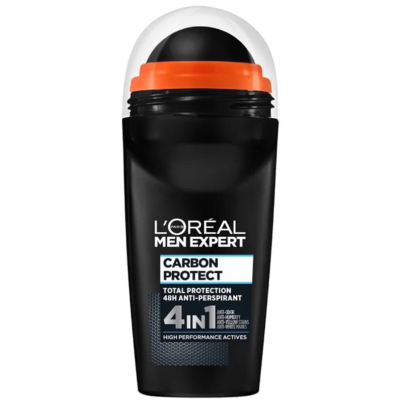 loreal Лореал Део Рол-он L'Oreal Men Expert Carbon Protect 5in1 Anti-Perspirant Мъжки 50 мл, cheap.bg