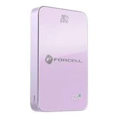 forcell FORCELL Външна батерия LUXE ВЪНШНА БАТЕРИЯ SLIM MAGSAFE 5000MAH ЛИЛАВ, Техномаркет