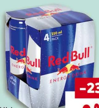 Red Bull Енергийна напитка, Billa