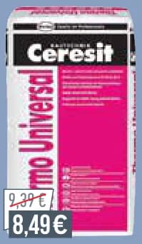 ceresit Ceresit Лепило шпакловка Thermo Universal 25кг, Mr. Bricolage