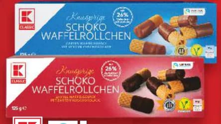 k classic K-Classic Вафлени рулца, Kaufland