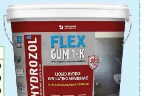 hydrozol Hydrozol Хидроизолационна течна мембрана ХИДРОЗОЛ FLEX GUM 1-K, GStroy
