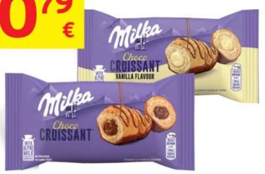 Кроасан MILKA шоколад, ванилия, T MARKET