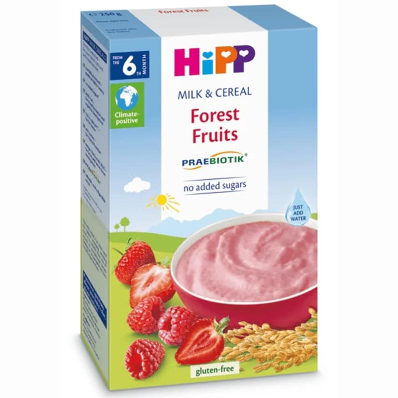 hip Хип Био Каша Hipp Пребиотик Млечна Горски Плодове без Глутен 250 г, cheap.bg